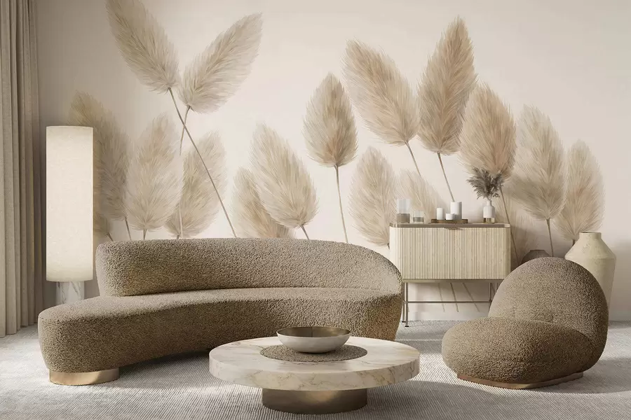 murales de pared Espiguillas de campo w05175