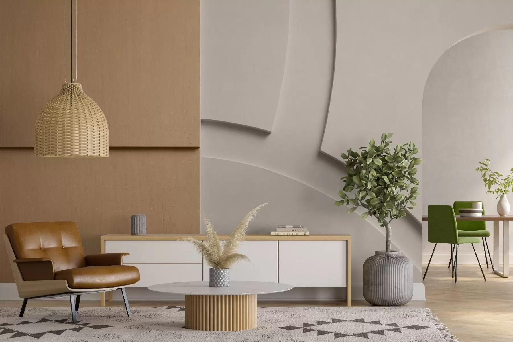 murales de pared Composición abstracta w05205