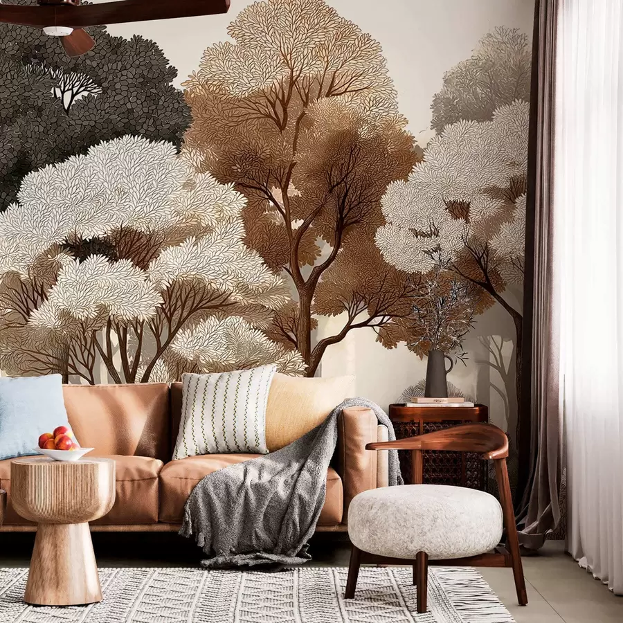 murales de pared Bosque caducifolio w05198v1