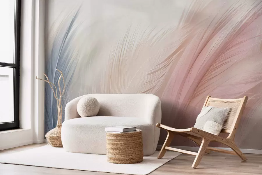 murales de pared Aliento de plumas w05312