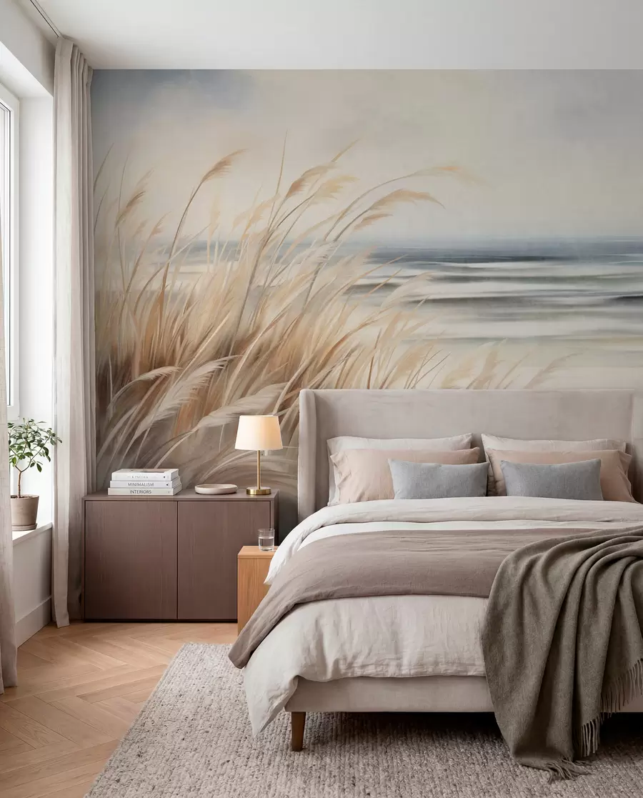 murales de pared Hierbas de la orilla w09739