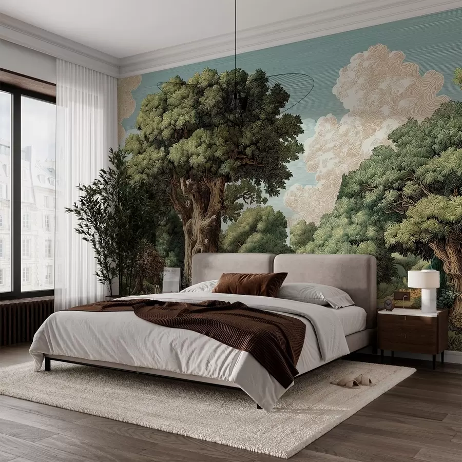 murales de pared Un bosque w05333