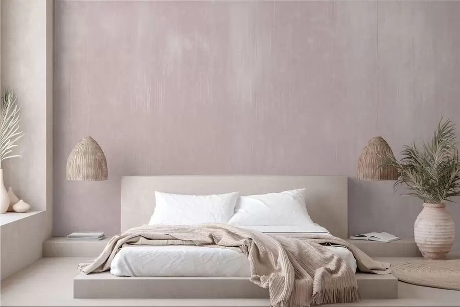 murales de pared Fondo rosa suave con una delicada textura vertical w05121v2