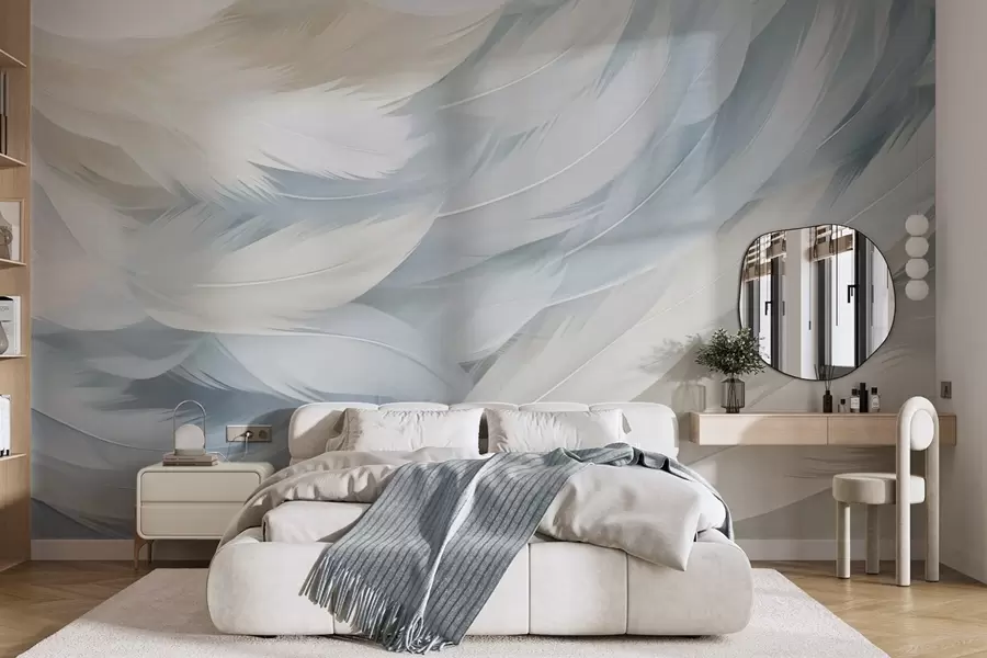 murales de pared Plumas w05470