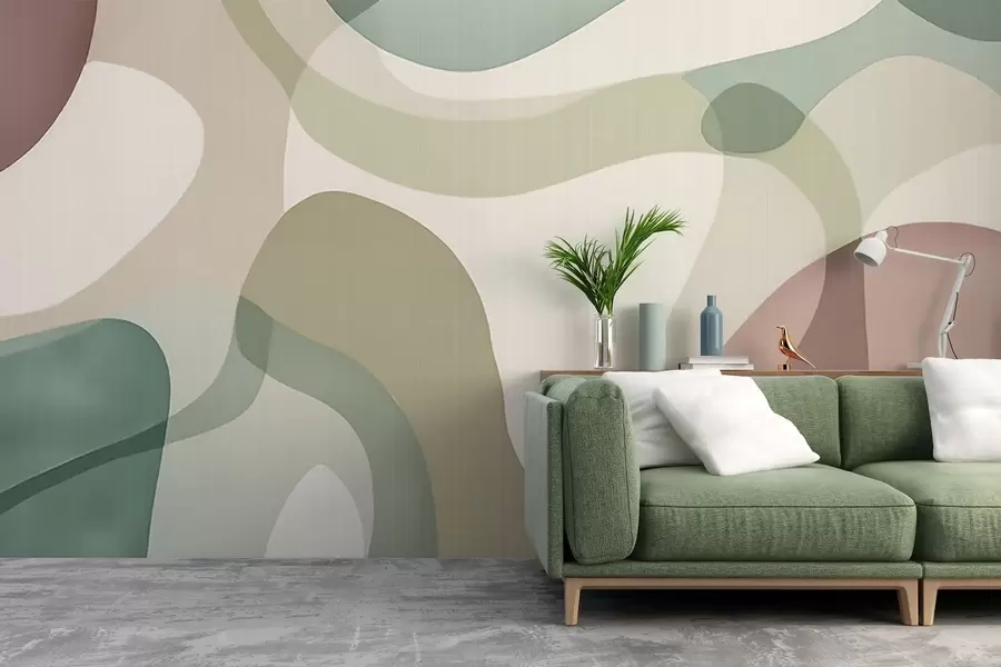 murales de pared Líneas suaves w05479v1