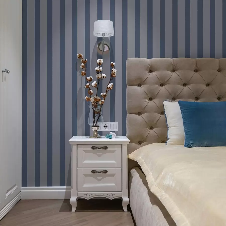 murales de pared Rayas verticales azules y grises a01180v1