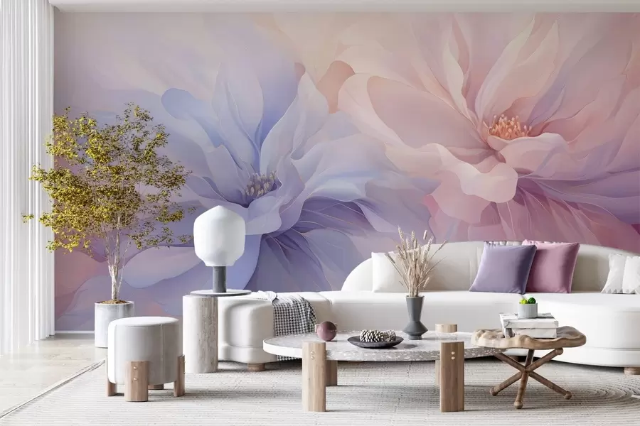 murales de pared Pétalos etéreos w05580