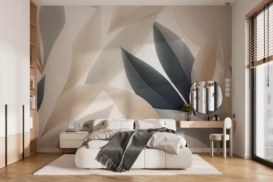 murales de pared Hojas puntiagudas w05203