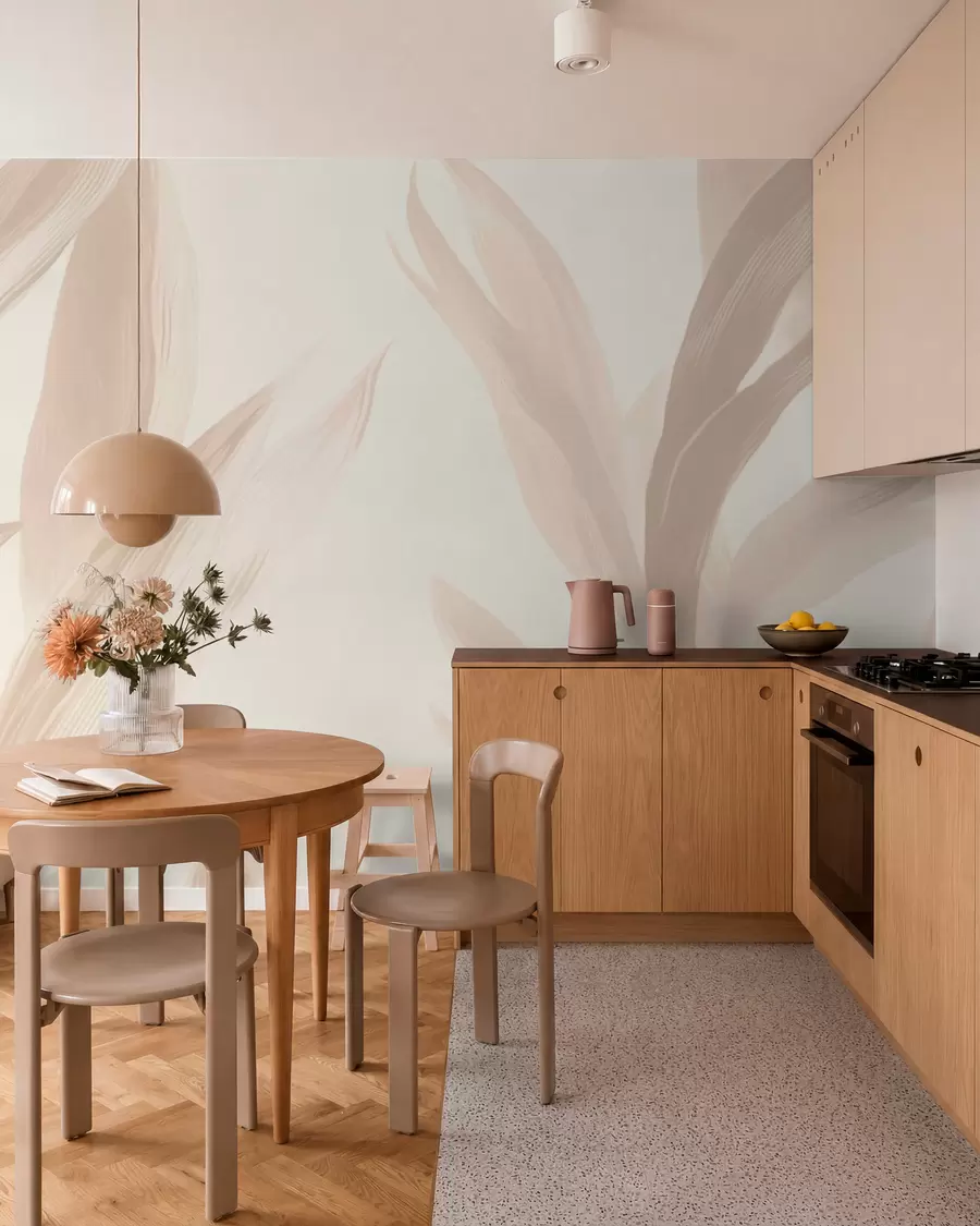 murales de pared Hojas puntiagudas w05680