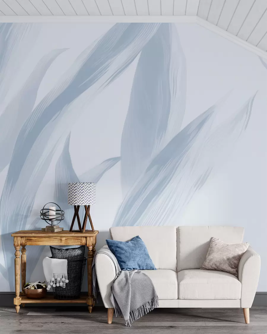 murales de pared Hojas puntiagudas w05680v1