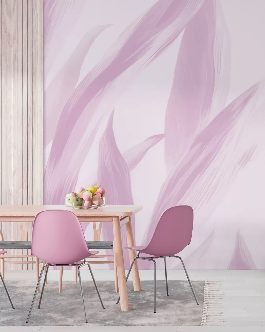 murales de pared Hojas puntiagudas w05680v3