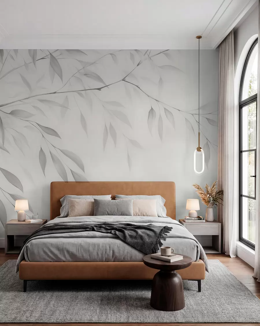 murales de pared Una rama de árbol w05682