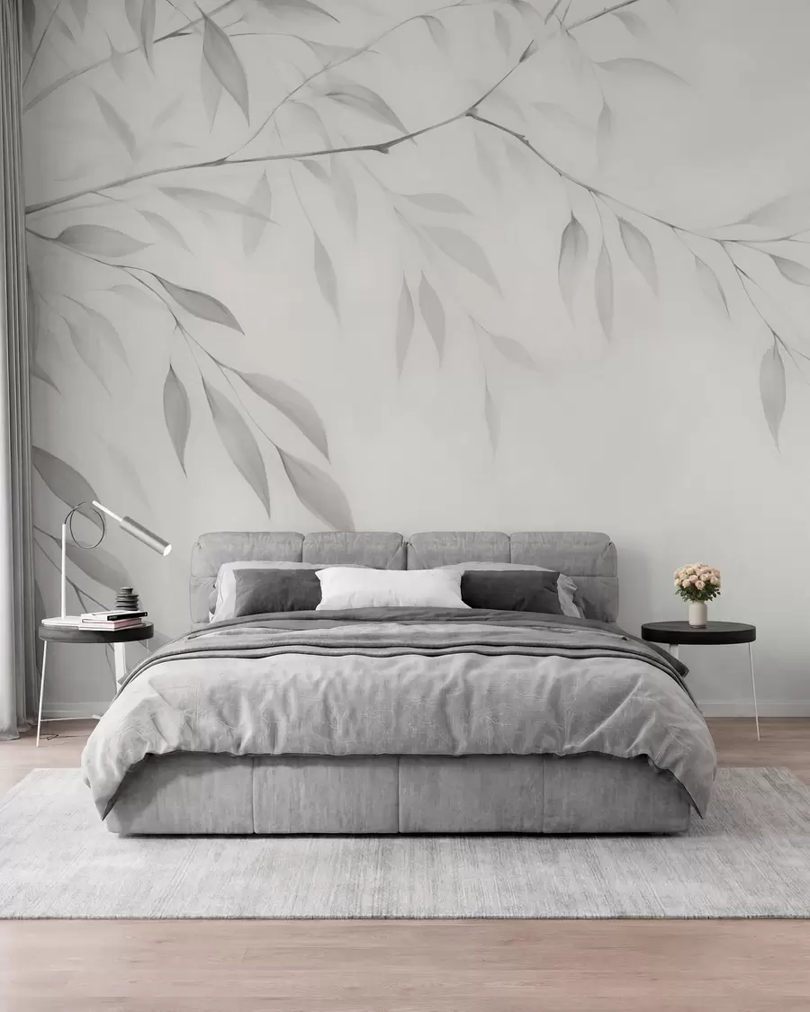 murales de pared Una rama de árbol w05682