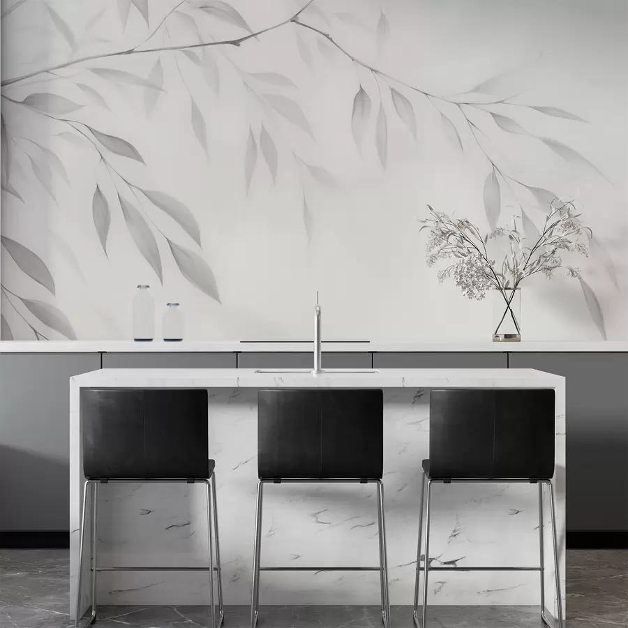 murales de pared Una rama de árbol w05682