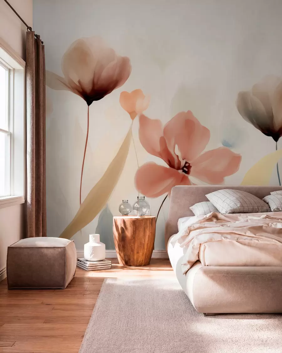 murales de pared Flores silvestres w05684