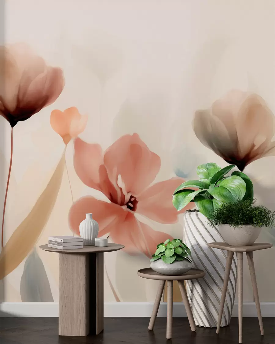 murales de pared Flores silvestres w05684