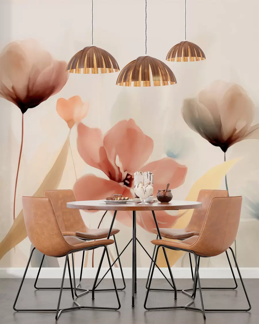 murales de pared Flores silvestres w05684