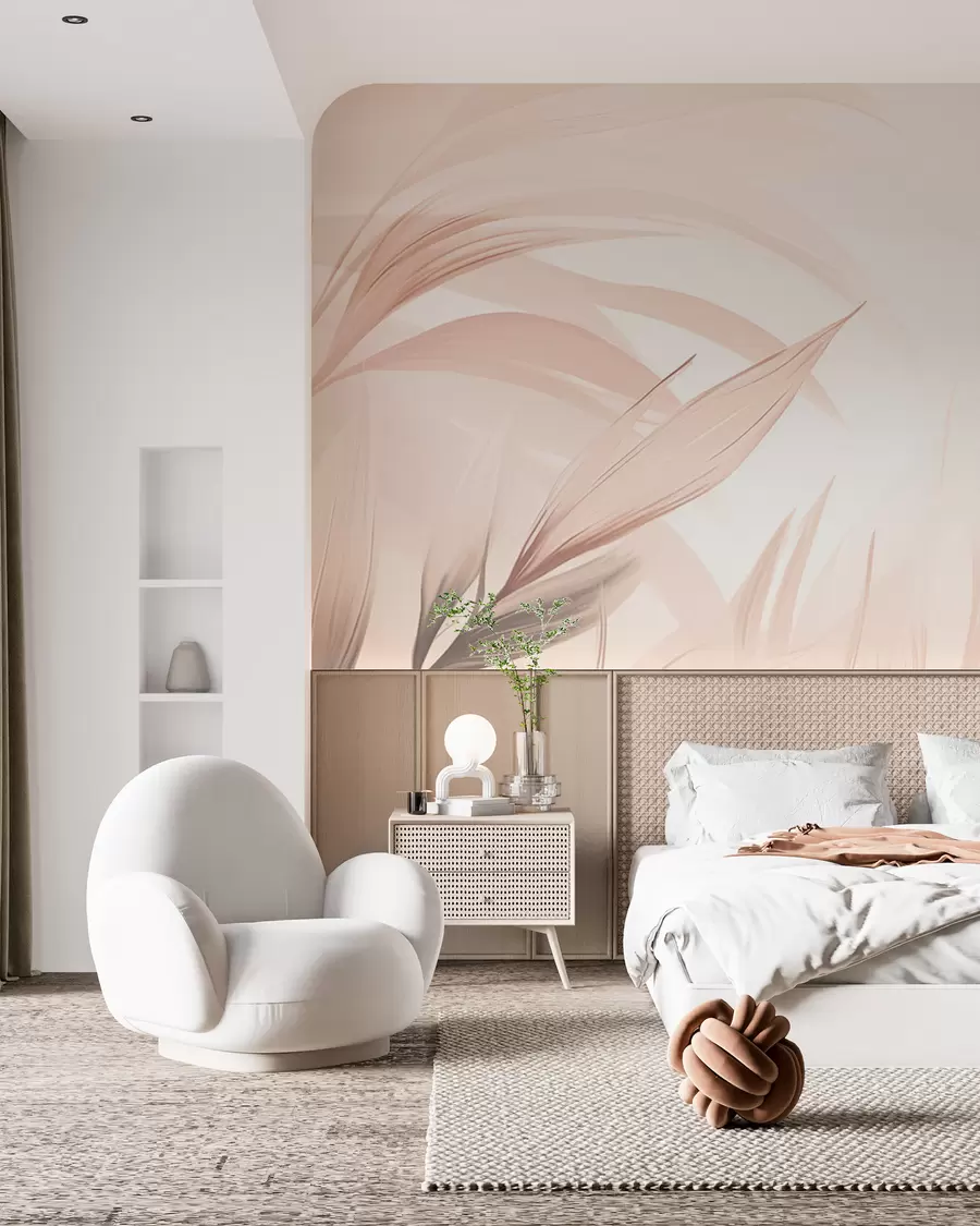 murales de pared Hojas puntiagudas w05742