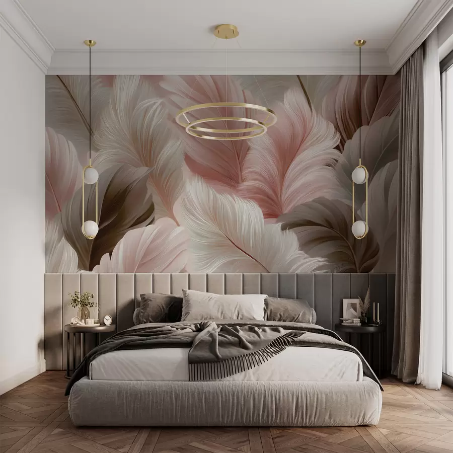 murales de pared Plumas w05743