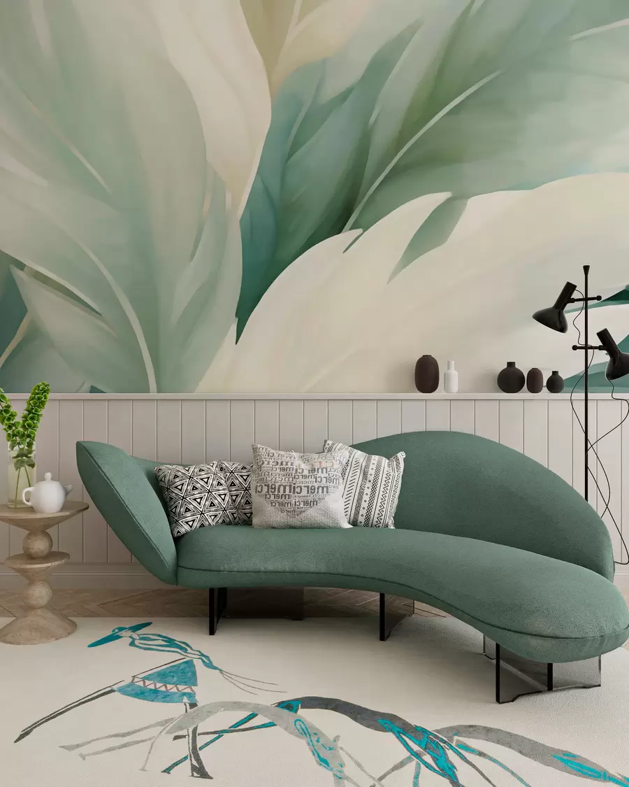 murales de pared Hojas puntiagudas w05744