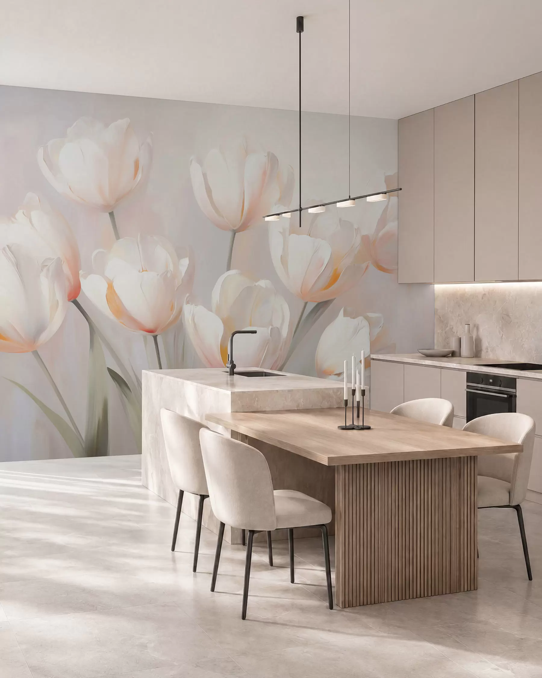 murales de pared Tulipanes w05663