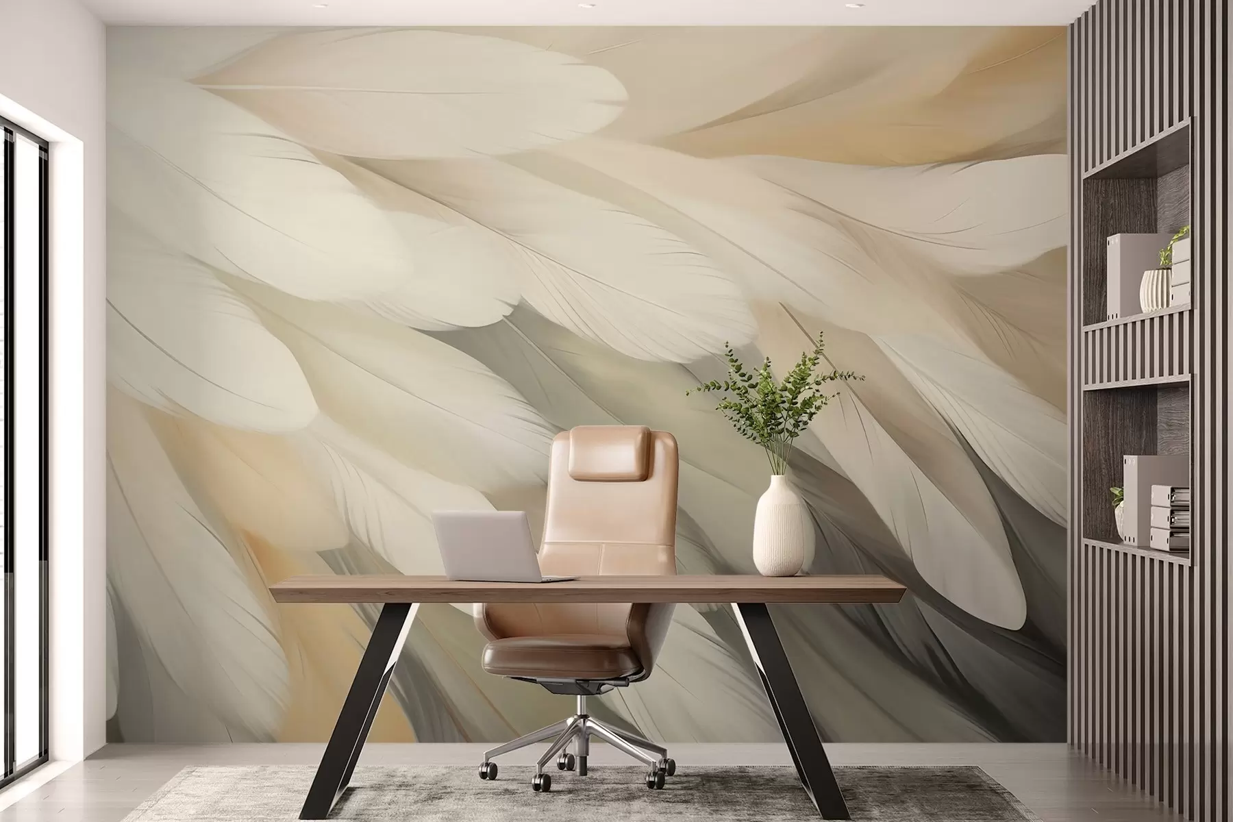 murales de pared Plumas w05791