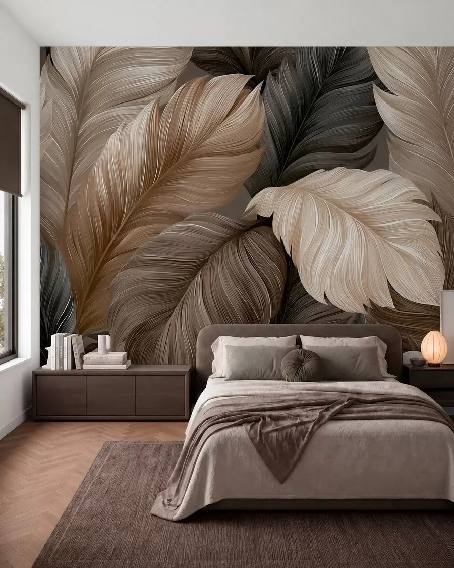 murales de pared Plumas w05767