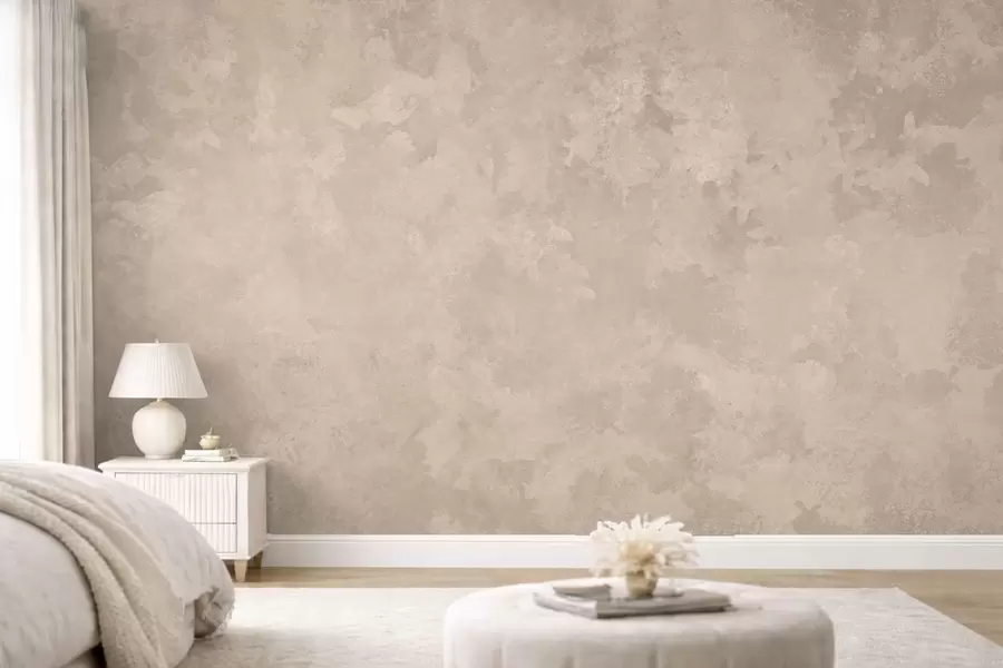 murales de pared Textura en un tono beige almendra cálido con suaves transiciones tonales naturales w05814