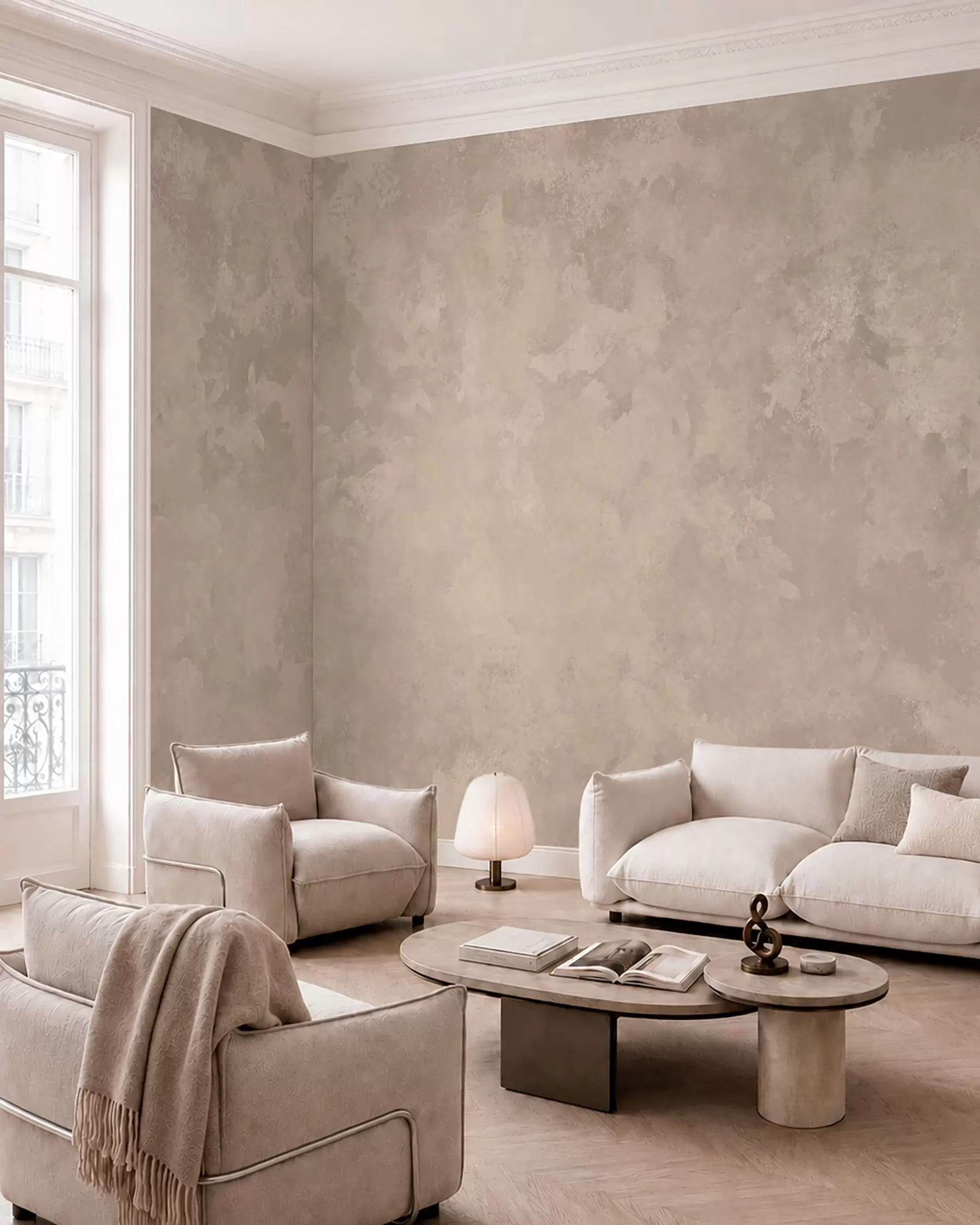 murales de pared Textura almendra w05814