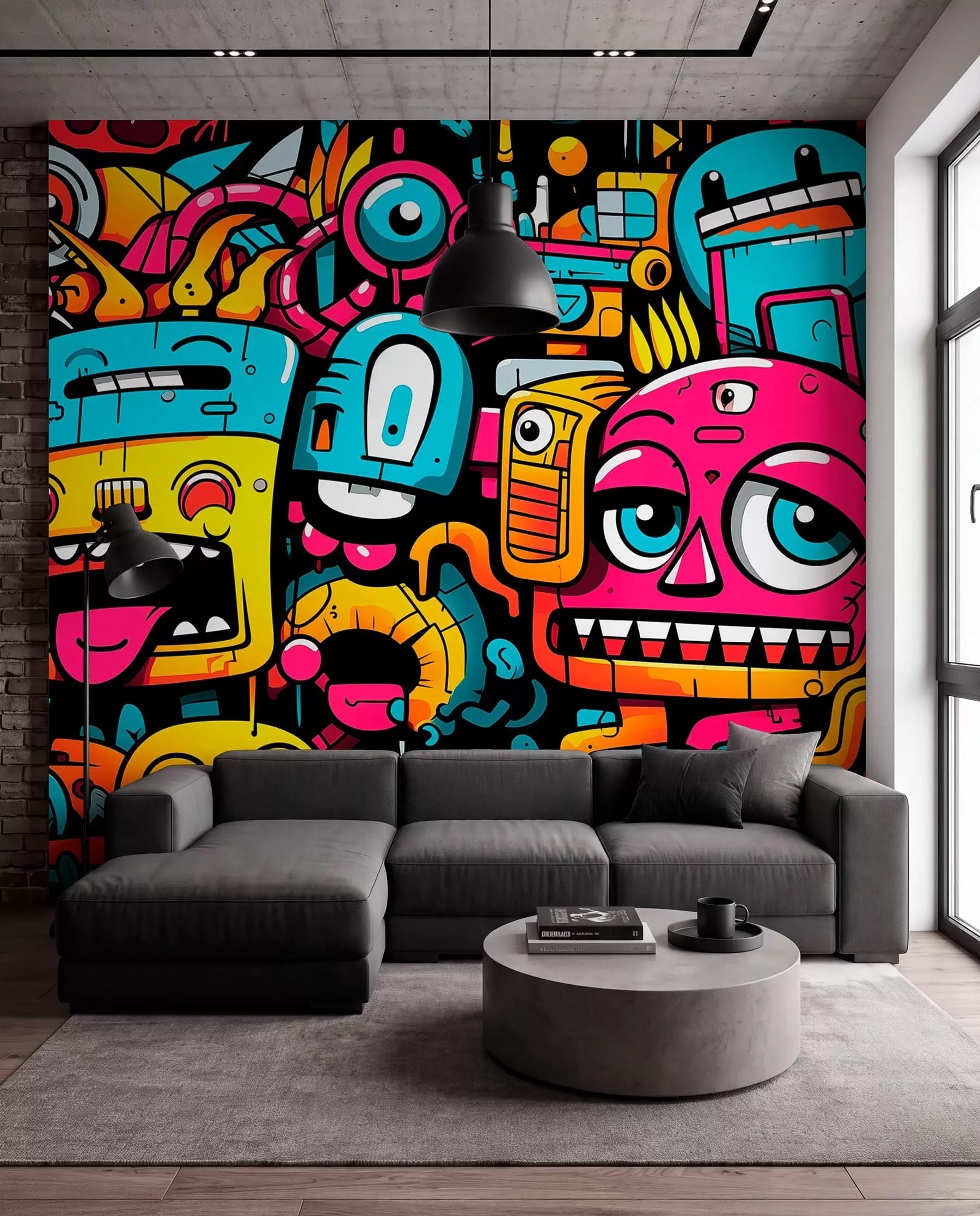 murales de pared Grafiti pop w05762