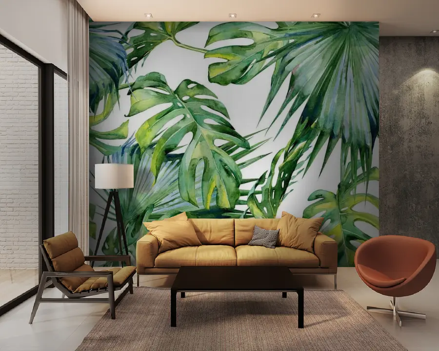 murales de pared Planta, hoja y botánica u58625