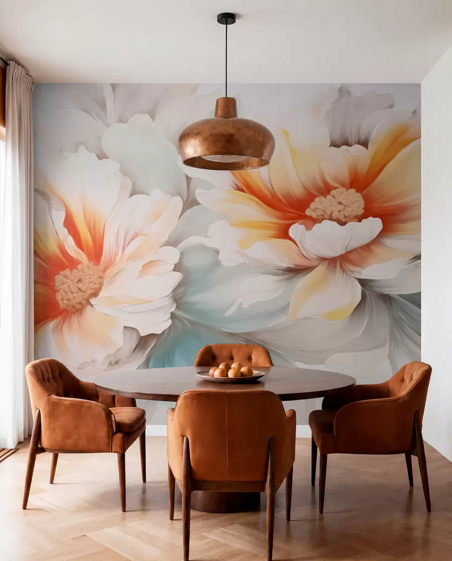 murales de pared Flores de fantasía w05941