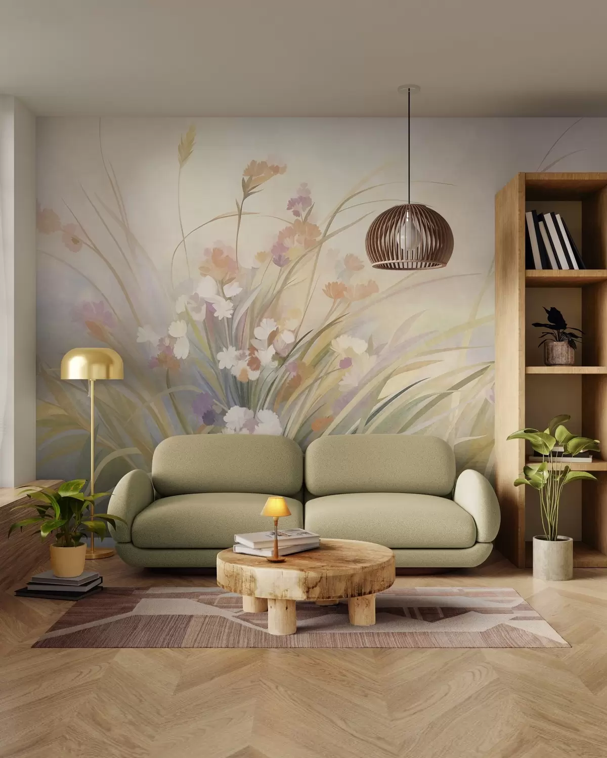 murales de pared Resplandor del prado w10062