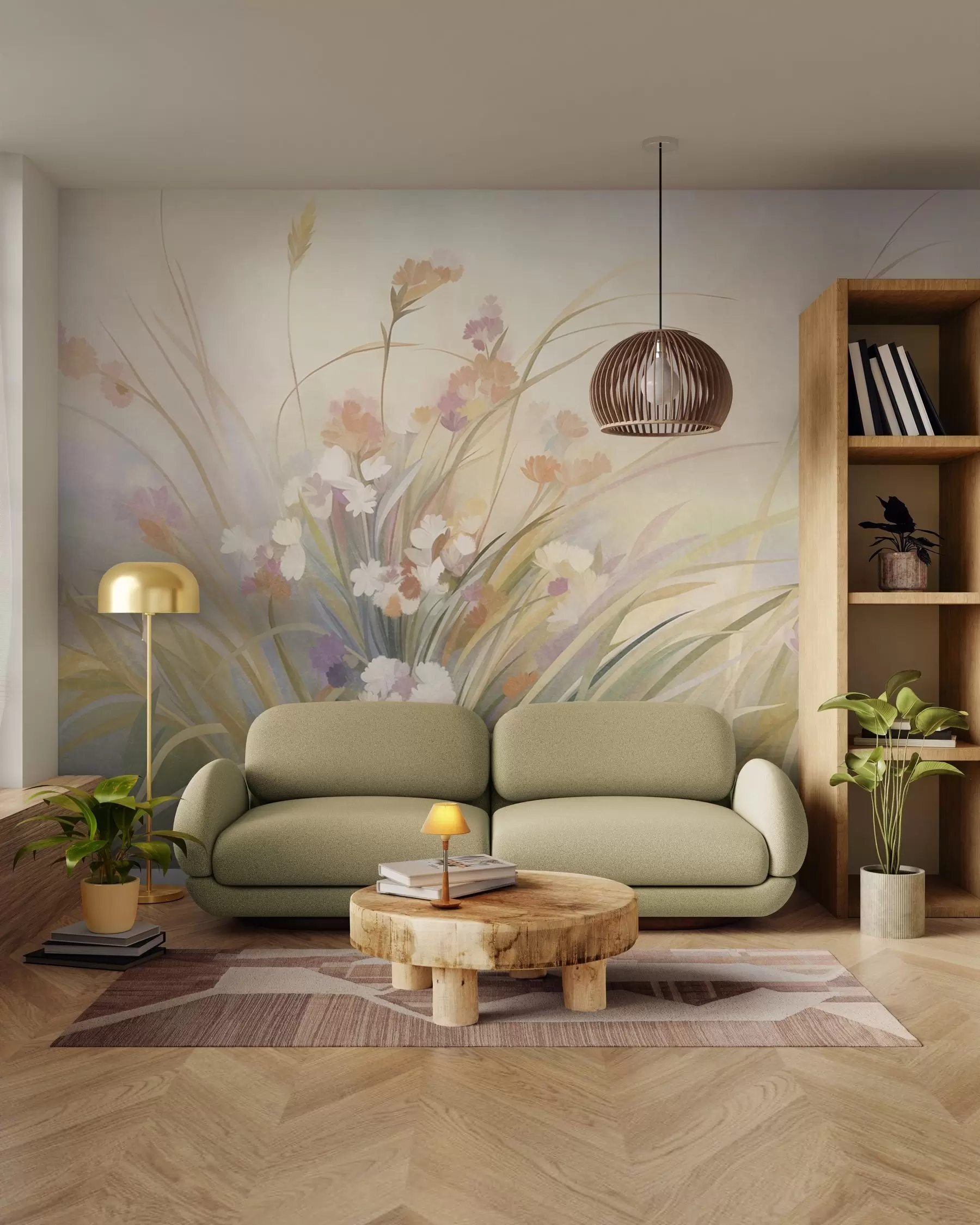 murales de pared Resplandor del prado w10062