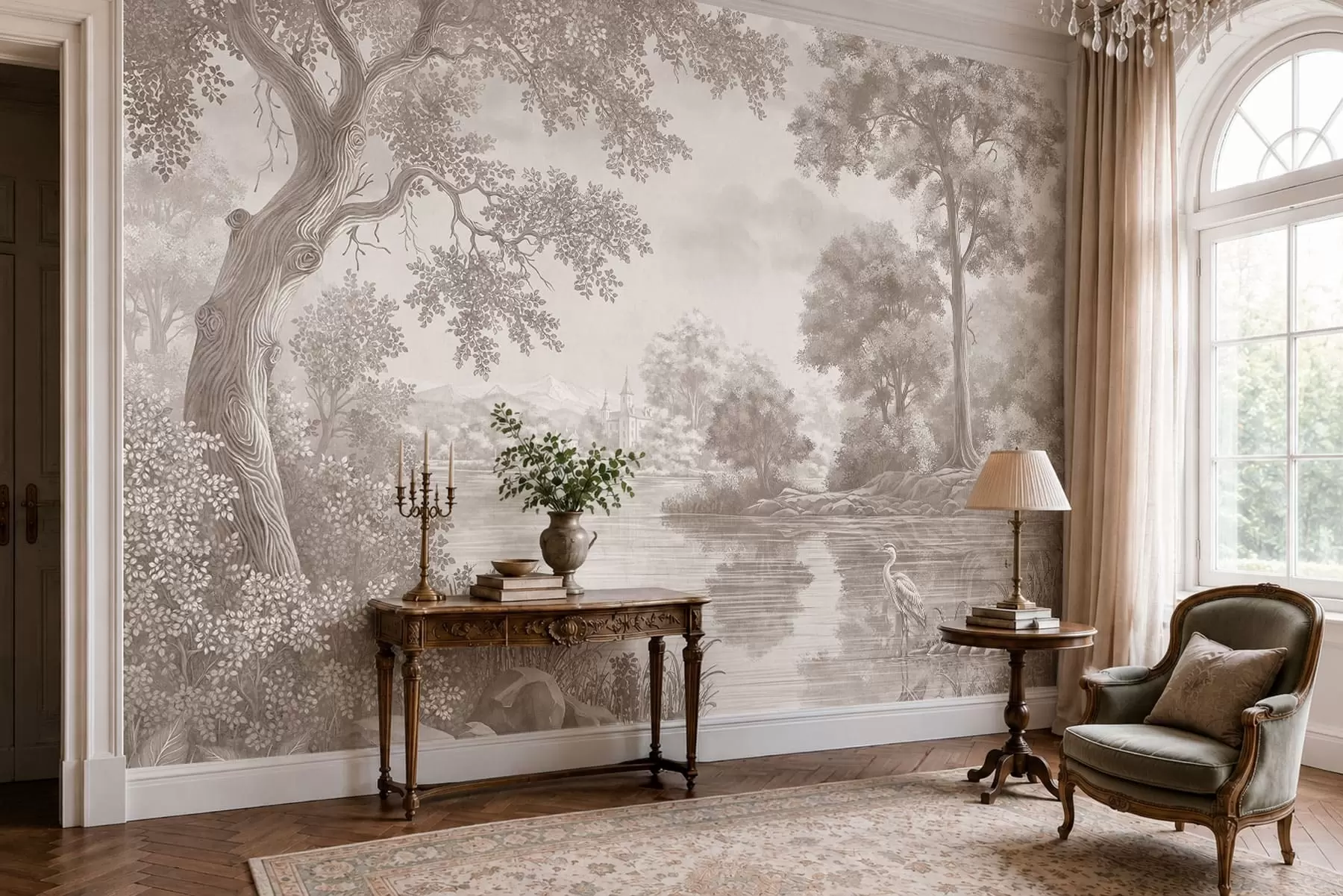 murales de pared Un instante junto al agua w05805