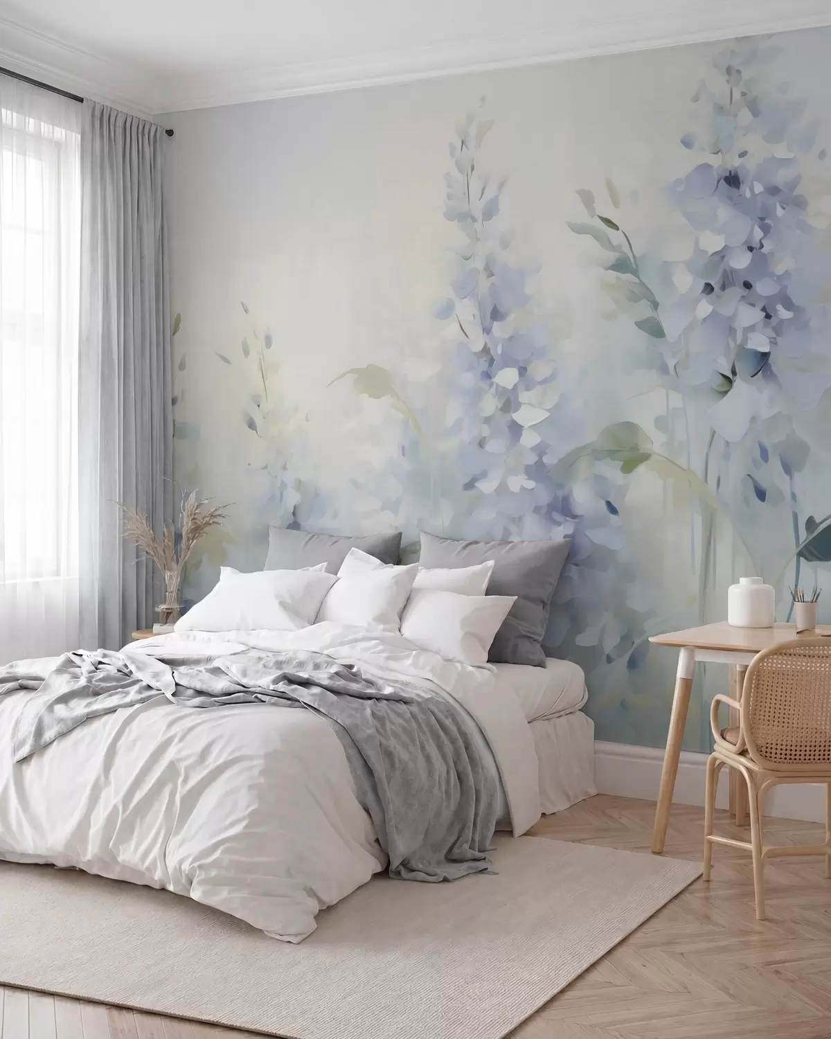 murales de pared Un soplo de azul w05995