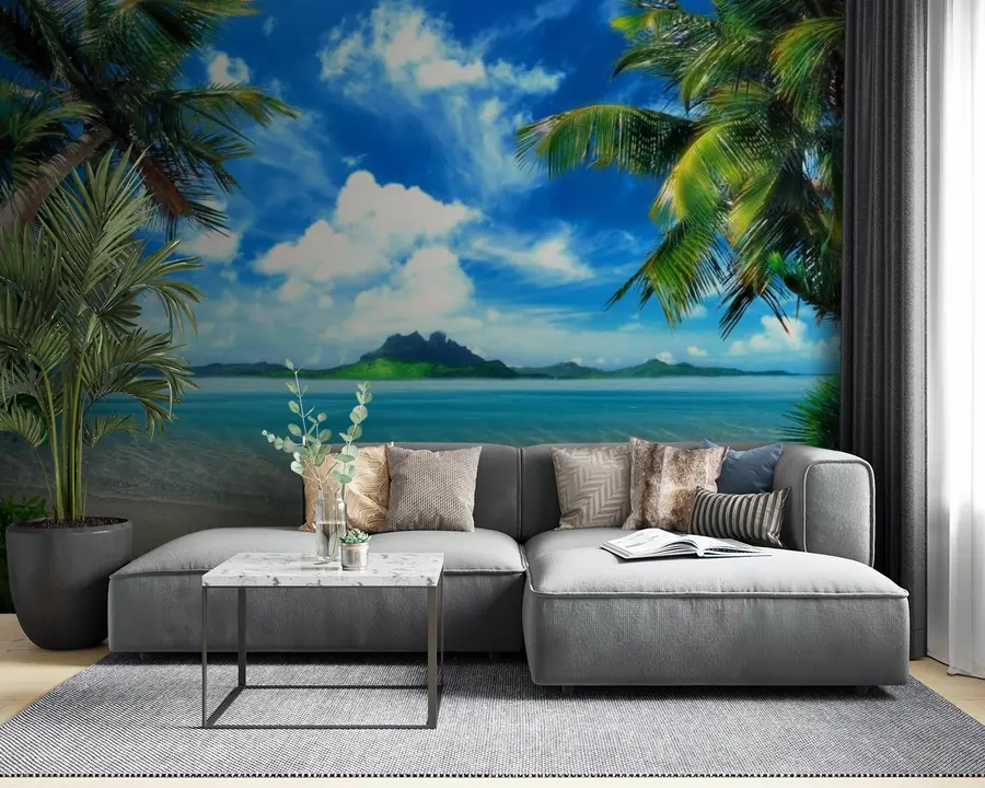 murales de pared Agua, cielo y nube u64771