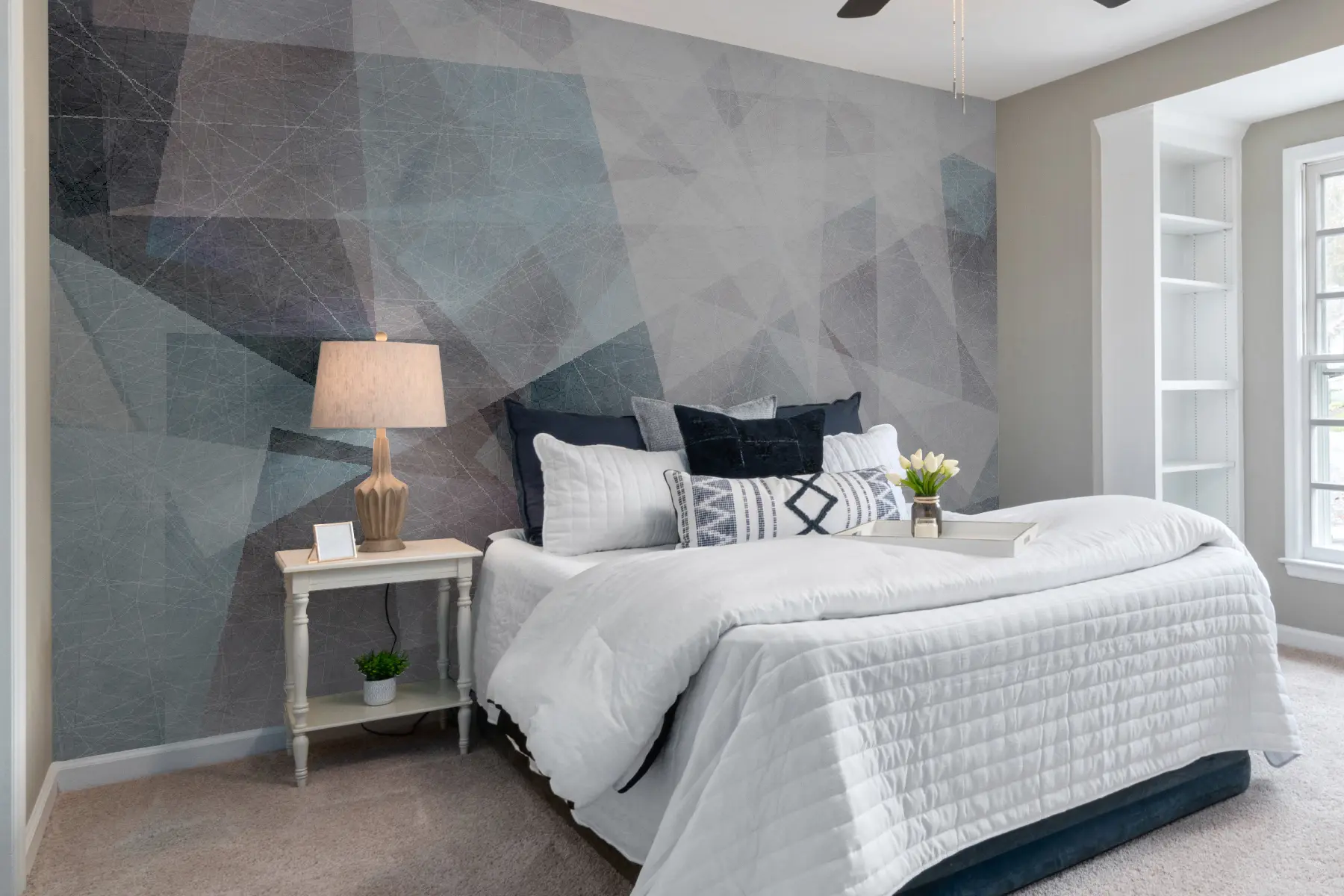 murales de pared Gris, art e fuente u29741