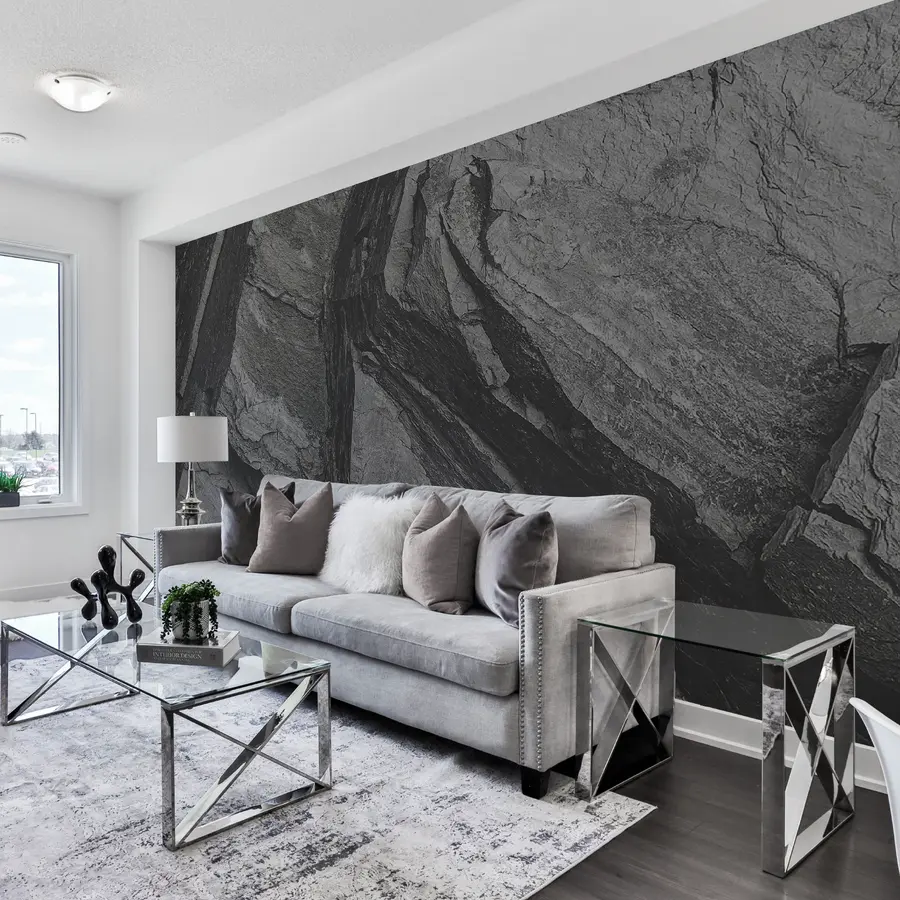 murales de pared Marrón, madera y roca madre u33043