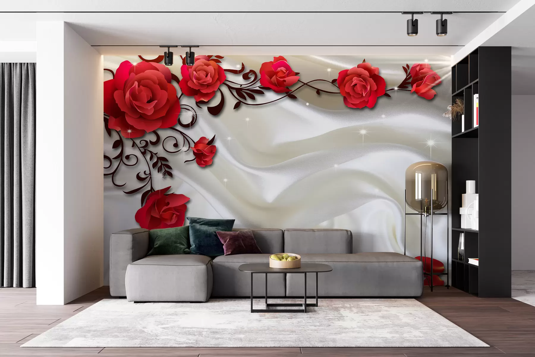 murales de pared Flor, comida y planta u45289