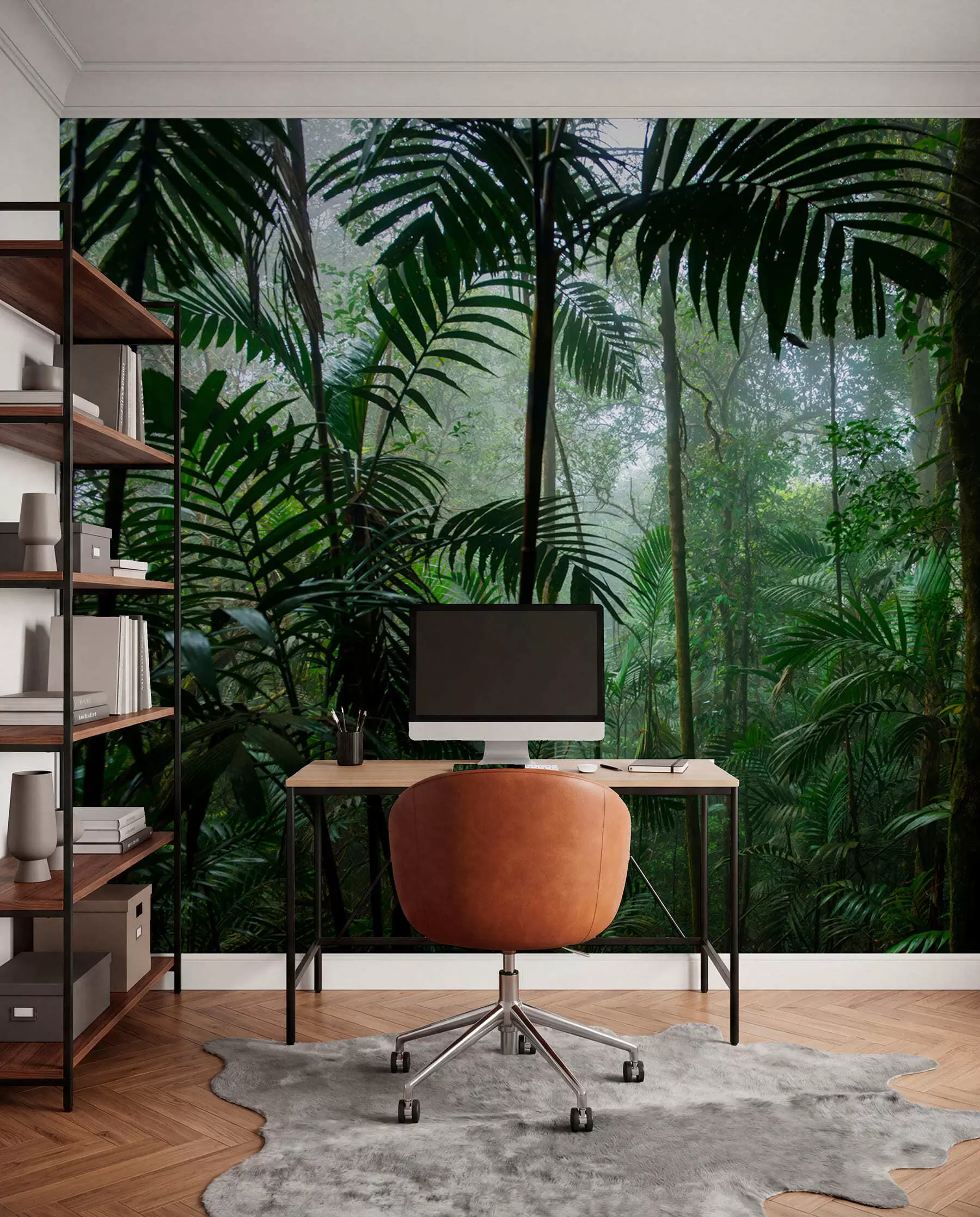 murales de pared Luz de selva tropical u72344