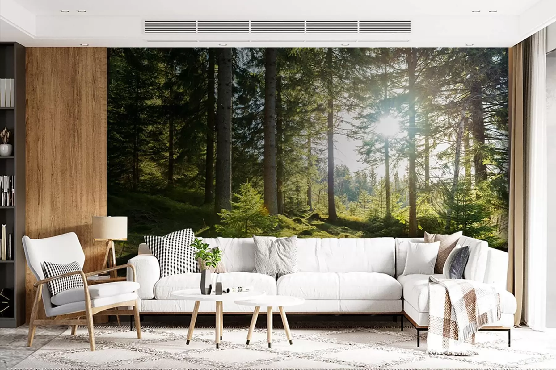 murales de pared Montañas Carkonoshe en Polonia u80015