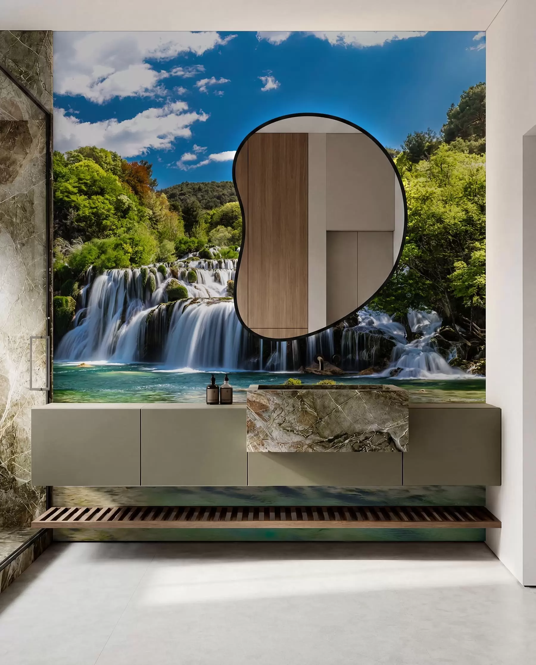 murales de pared Agua, nube y cielo u55775