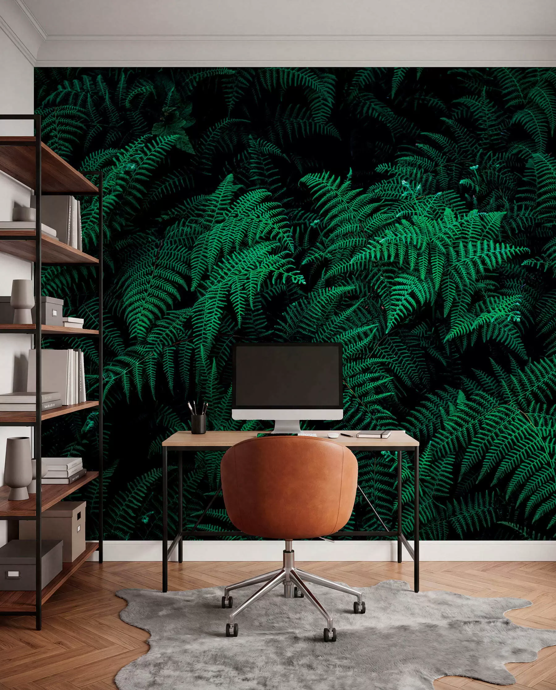 murales de pared helecho u73636