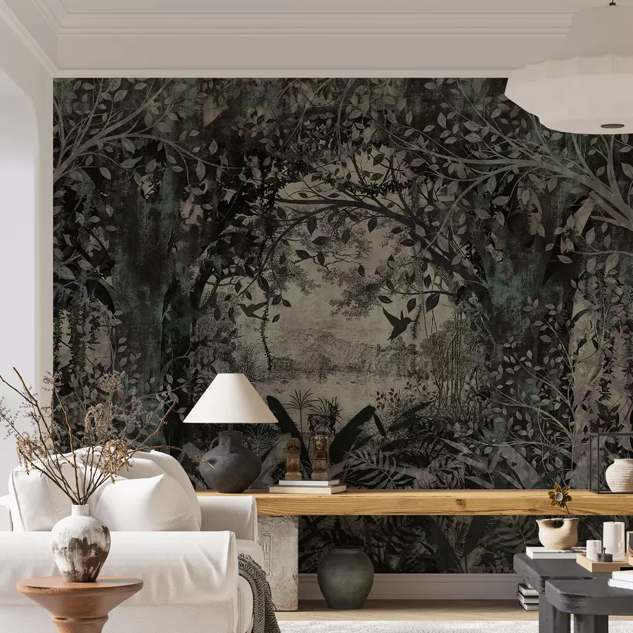 murales de pared Paisaje en estilo clásico de la antigua es, escandinavo, decoración extraíble u93600