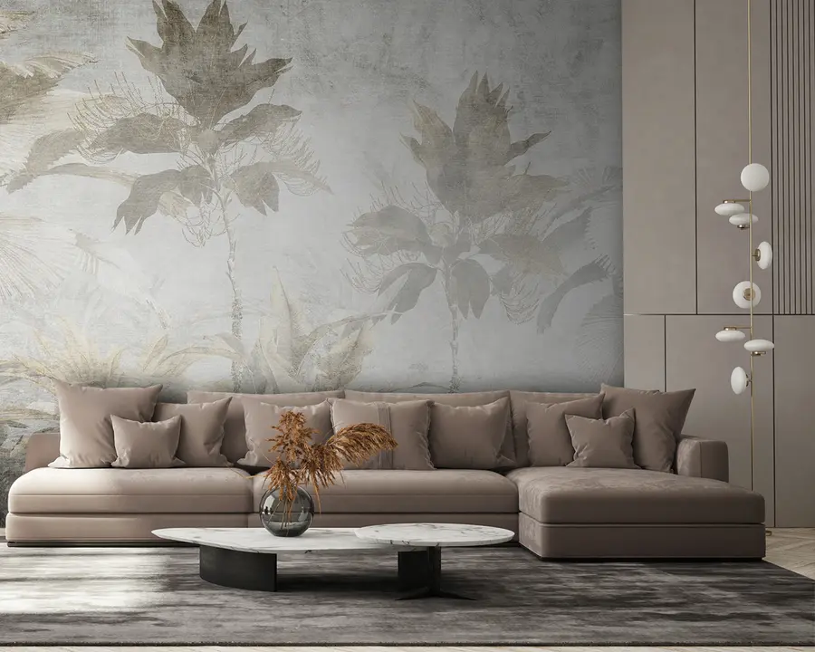 murales de pared Marrón, ramita y botánica u93394