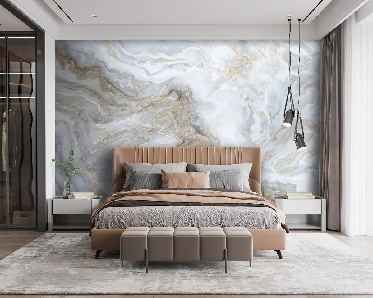 murales de pared Agua, textil y fluido u93422