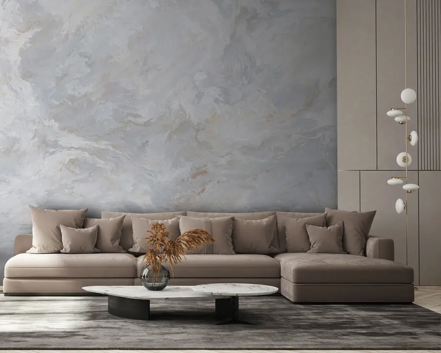 murales de pared Mezcla de gris y marrón u93434