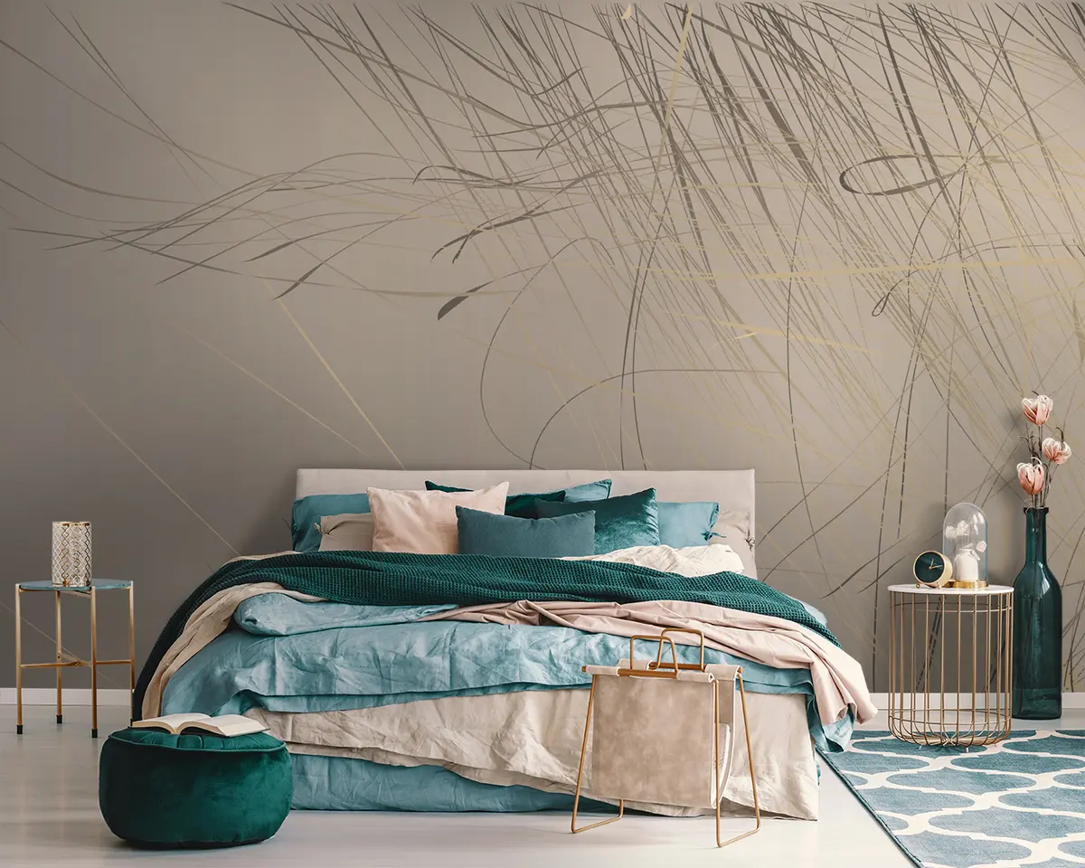 murales de pared Madera, rama y electricidad u93467