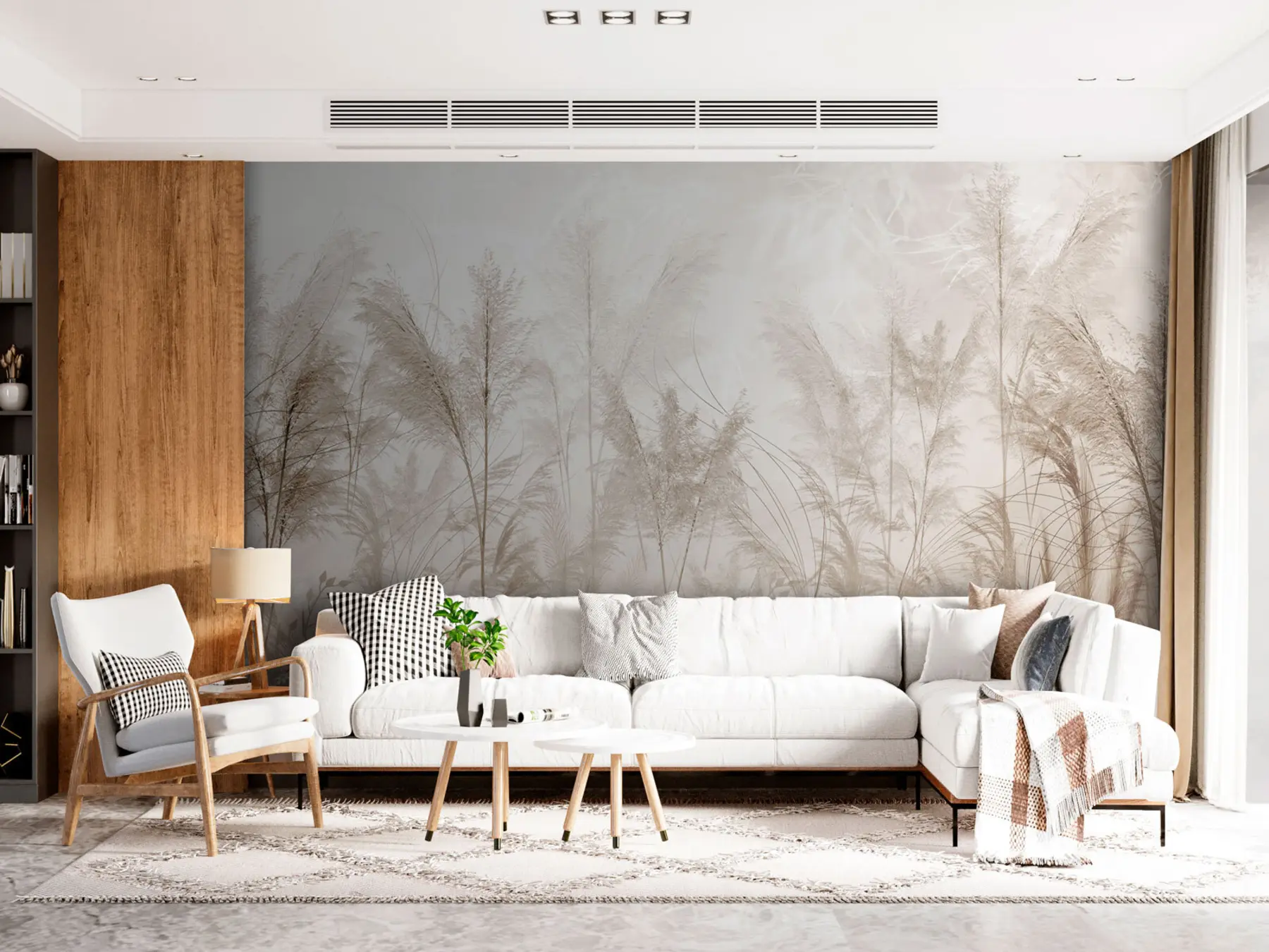 murales de pared Ramas en el estilo de niebla boho u73981